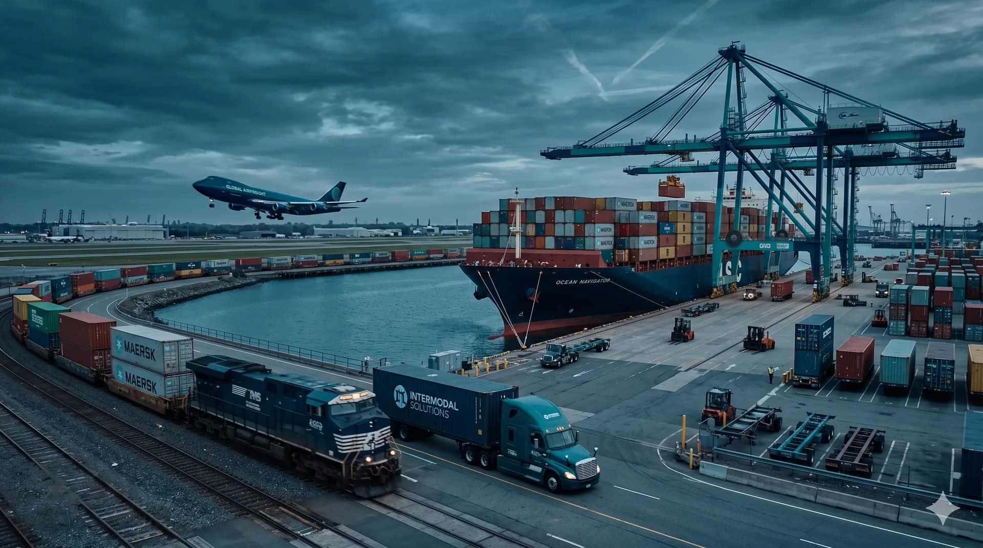 Freight forwarding multimodal